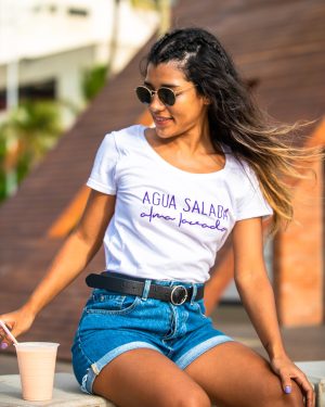 Camiseta Mujer Agua Salada - Imagen 3