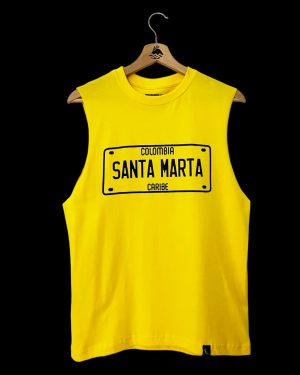 Camiseta Esqueleto Placa Santa Marta - Imagen 2