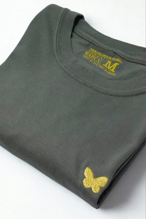Camiseta Bordada Mariposas - Imagen 3