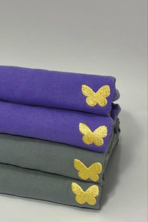 Camiseta Bordada Mariposas - Imagen 7